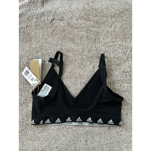 Adidas Purebare Light-Support Bra HA0067 - Black XL New - Picture 11 of 14